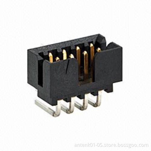 2.0mm Box Headers with Copper Alloy Contacts, Right Angle Version